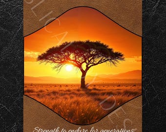 Isaiah 41:17-20 b - The Acacia Tree - Modern Art