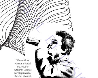 Job 34:7 - Contemporary Art