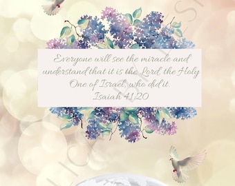 Isaiah 41:17-20 h - The World - Cream