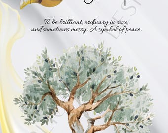 Isaiah 41:17-20 - The Olive Tree - Whimsical Style