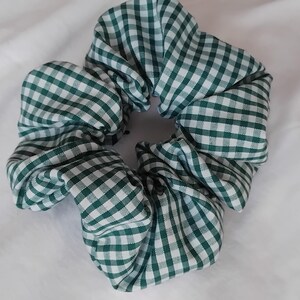 Check headband gingham girls school uniform check skinny alice hair head band or scrunchie back to school image 9