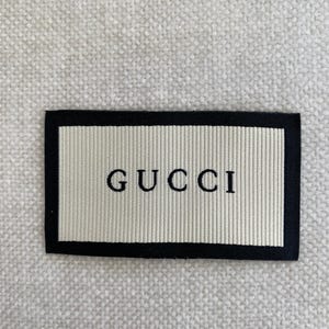 Gucci Clothes Label Large and Small