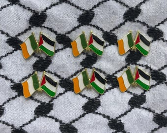 Palestine Ireland solidarity pin