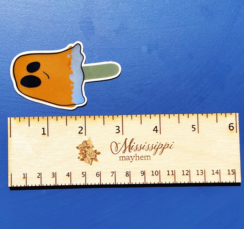 Thomsicle Ghost Popsicle Creamsicle Sticker Etsy