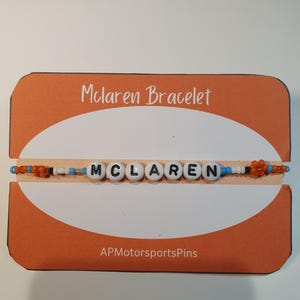 McLaren 2024 Handmade Friendship Bracelet   F1 - variation 1