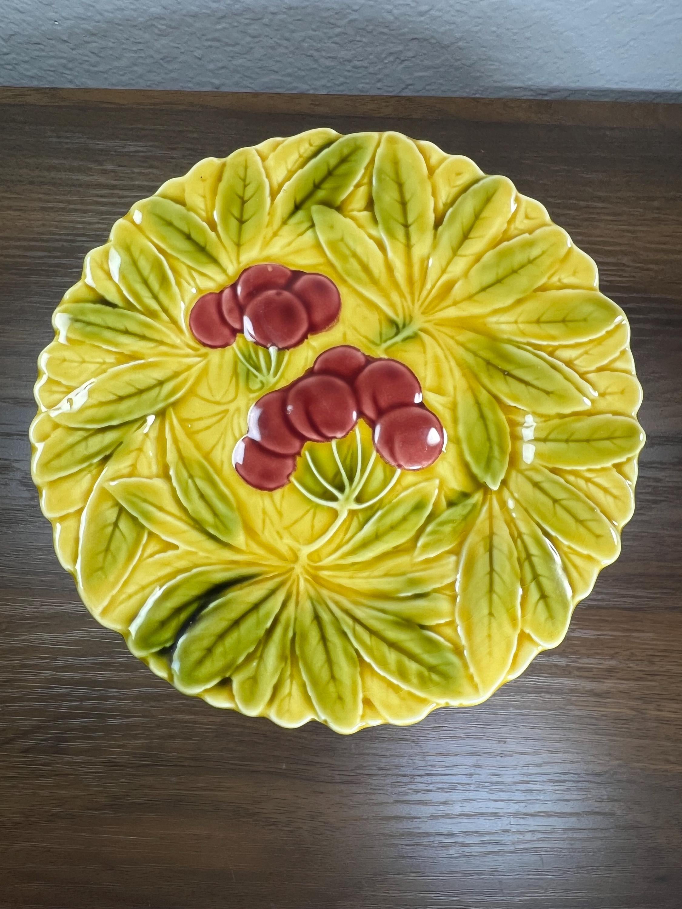 Sarreguemines Pottery Plates - Etsy