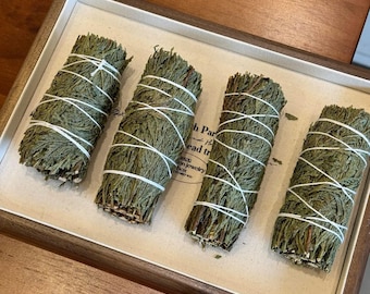 Cedar Smudge Stick – 4” Natural Herb Bundle for Purifying & Energy Cleansing | 35g Sacred Cleansing Tool