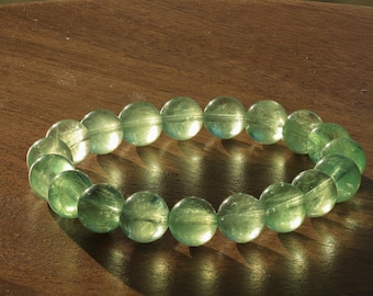Green Fluorite Crystal Bracelet | Clarity, Focus, and Balance