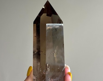 Large Smoky Quartz Crystal Towers (100g - 350g) | Natural  Healing Crystal Point for Grounding & Protection | Earthy Crystal Home Decor