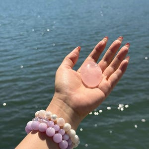 Kunzite Bracelet – Natural Lavender Crystal for Emotional Balance & Everyday Wear | Heart Chakra Jewelry Gift image 6