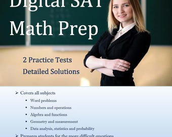 Bemästra digital SAT-matematik -- Övningsprov med svåra frågor