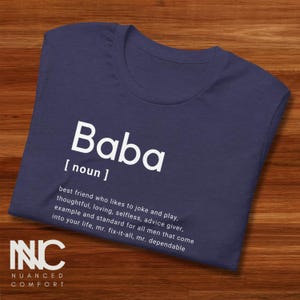 Baba Shirt Cute Fathers Day Gift for Grandpa, Best Dad Shirt, Dad T-Shirt, Dad Gift, Gift for Him, Persian Gifts, Nowruz Gifts, Nowruz Shirt