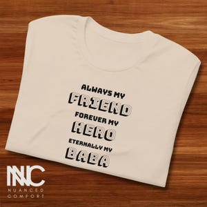 Baba Shirt Cute Fathers Day Gift for Grandpa, Best Dad Shirt, Dad T-Shirt, Dad Gift, Gift for Him, Persian Gifts, Nowruz Gifts, Nowruz Shirt