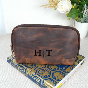 Cartera de negocios de cuero personalizada para hombre, organizador de viaje multifunción, cartera para pasaporte, regalo de aniversario, regalo de cumpleaños, regalo de viaje