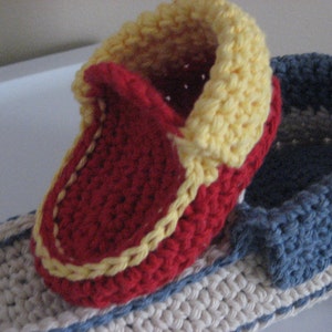 Cozy Crochet Slipper Pattern pdf, Comfy slippers for all sizes from 6mos. size 14 image 2