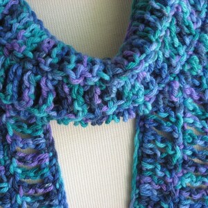 Oceana Openwork Scarf , Crochet Pattern Pdf image 5