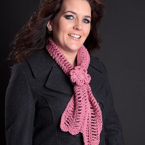 Summer Fashion Scarflet, CROCHET PATTERN pdf , instant download available image 1