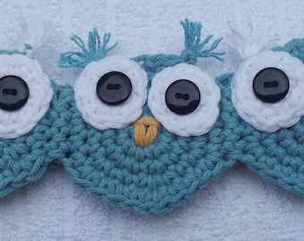 Crochet Owl Headband Pattern: Instant Download (PDF)