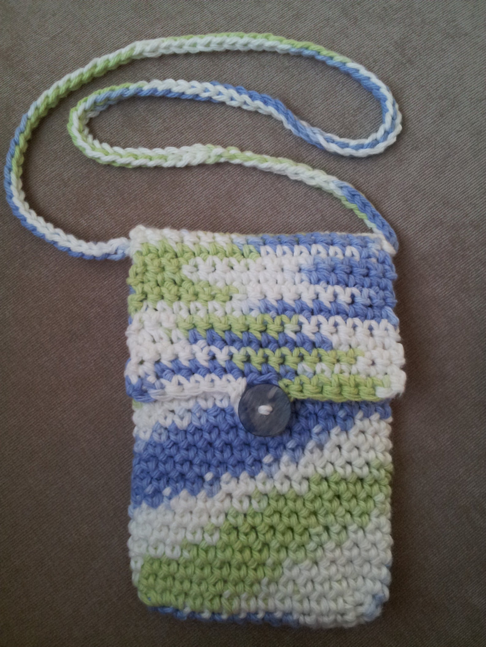 Stylish Crochet Cell Phone Bag Crochet Pattern Pdf Instant Etsy