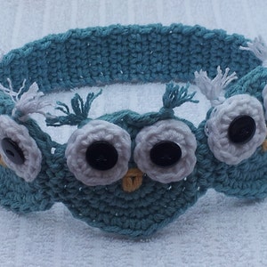 Crochet Owl Headband, Crochet Pattern Pdf, Instant pattern download available image 2