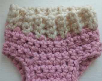 Patrón de cubrepañal de crochet: Recién nacido a 12 meses (Patrón PDF)