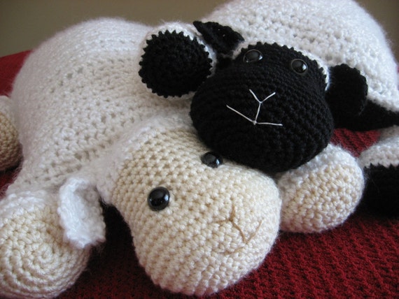 Crochet Lamb Pillow Pattern: Cuddly Critter (PDF Pattern)