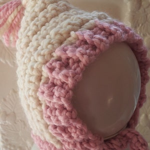 Crochet Pixie Bonnet Pattern: Newborn to 12 Months (PDF Pattern)