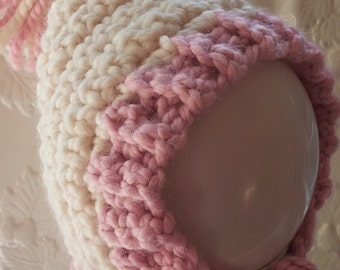 Crochet Pixie Bonnet Pattern: Newborn to 12 Months (PDF Pattern)