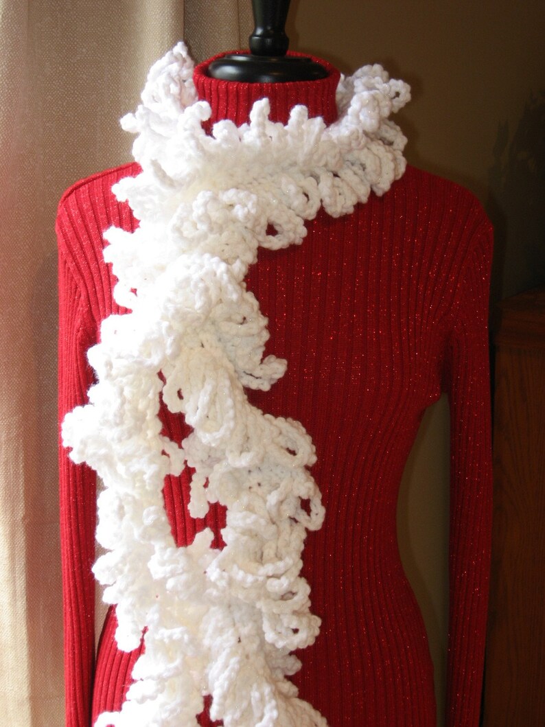 Loopy Layers Scarf, Scarf Crochet Pattern pdf, Instant Pattern Download Available image 4