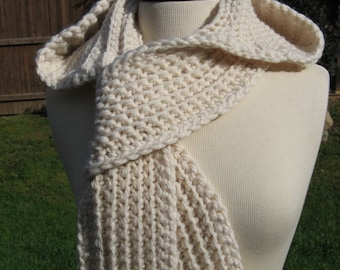 Nordic Hooded Scarf, Crochet Pattern Pdf, instant download available