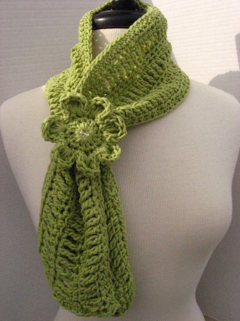 Summer Fashion Scarflet, CROCHET PATTERN pdf , instant download available image 2