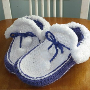 Cozy Crochet Slipper Pattern pdf, Comfy slippers for all sizes from 6mos. size 14 image 5