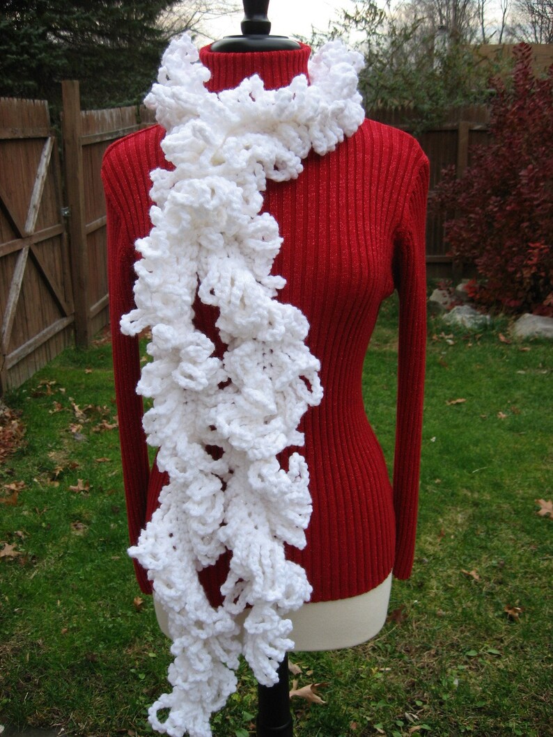 Loopy Layers Scarf, Scarf Crochet Pattern pdf, Instant Pattern Download Available image 2