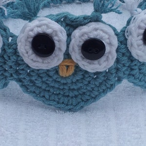 Crochet Owl Headband, Crochet Pattern Pdf, Instant pattern download available image 3