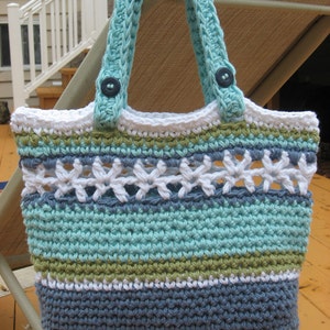 Beachside Bag, Crochet Pattern Pdf, Instant Pattern Download Available image 2