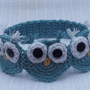 Crochet Owl Headband, Crochet Pattern Pdf, Instant pattern download available image 4