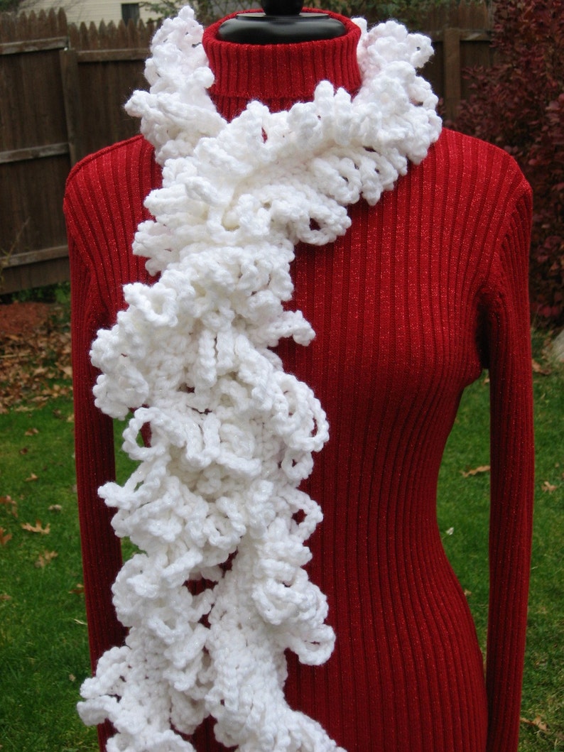 Loopy Layers Scarf, Scarf Crochet Pattern pdf, Instant Pattern Download Available image 1