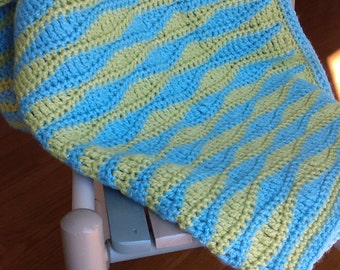 Sea Waves Baby Blanket, Crochet Pattern Pdf, Available for Etsy Instant Download