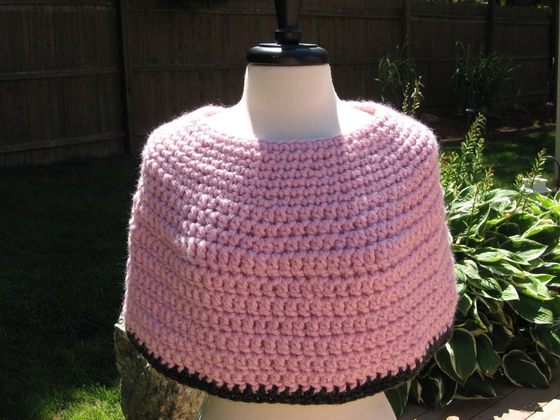 Crochet Caplet, 3 Hour Chunky Crochet Caplet, PDF Pattern image 3