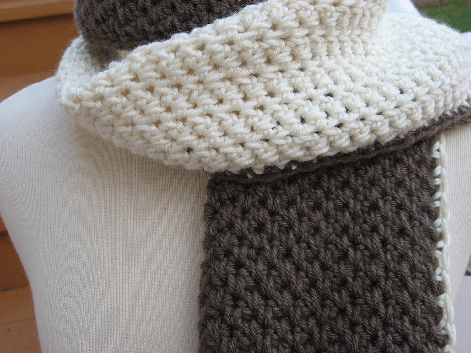 crochet hat scarf combo pattern