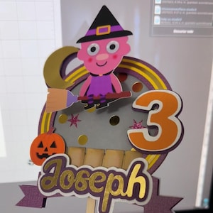 Halloween Super Simple Songs Cake Topper, Personalized Super Simple Songs, Witch Simple Songs