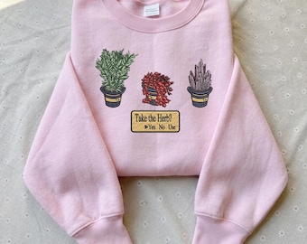 Bluza inspirowana Resident Evil „Weź zioło”, bluza z kapturem „Zioło” w kolorze zielono-czerwonym, koszulka gracza survival horror, prezent z gry retro