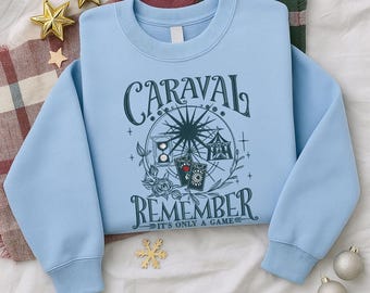 Besticktes Caraval Buch Sweatshirt, Geschenk für Leser Stephanie Garber Merch Caraval Series Fan Booktok Merch Jacks Prince of Hearts Tee