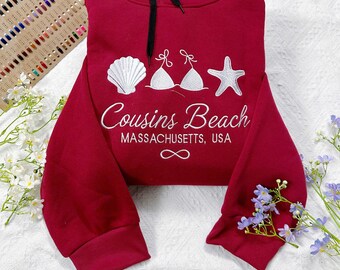 Bluza z haftem Cousin Beach: Lato, w którym stałam się piękna, gadżety, koszulka Team Conrad