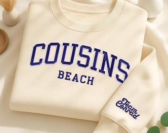 Bluza z haftem Cousins Beach: Letni gadżet książkowy