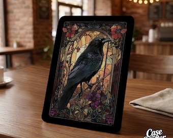 Stained Crow Kindle Paperwhite Case, Kobo Case, Kindle 12th 2024 Case, Kindle Paperwhite 11th 6.8 Kindle Colorsoft Detachable Magnetic