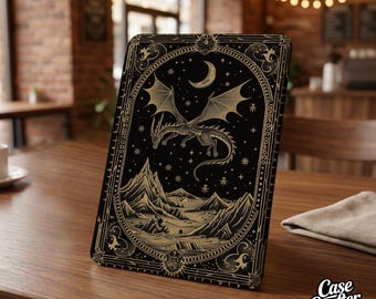 Custodia Kindle Dragon Custodia magnetica staccabile Custodia Kobo Paperwhite 12th 7" Custodia Kindle trasparente Custodia Paperwhite 11th 6.8" con retro magnetico