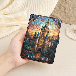 Custodia in vetro inossidabile per Kobo/Kindle, Paperwhite 12th 7 in/11th 6,8"/10th 6", Kindle 2024 Colorsoft/Fire, retro trasparente per Kindle, custodia per Kobo
