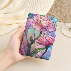 Stained Glass Kindle Case,Kobo Case,Kindle Paperwhite 12th 7"/11th 6.8"/10th 6" Cover,Kindle Fire HD,Kindle Clear Back,Kobo Clara/Libra Case