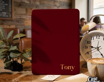 Dark Red Kindle Paperwhite 12th Case Kindle Colorsoft Case Kindle 11th 2024 Case with Strap Paperwhite 11th 6.8 case Kobo Case Magnetic back